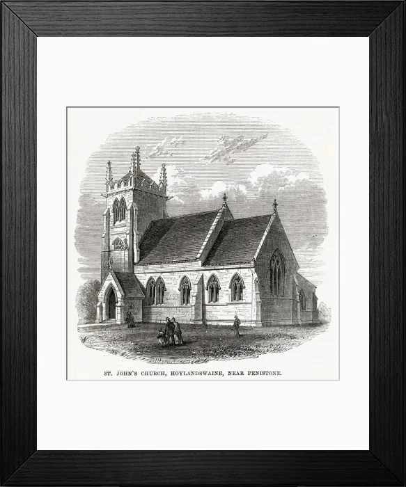 Framed Print : St. Johns Church, Hoylandswaine, near Penistone, South Yorkshire, England Framed Print : St. Johns Church, Hoylandswaine, near Penistone, South Yorkshire, England