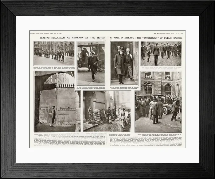 Framed Print : The Surrender of Dublin Castle