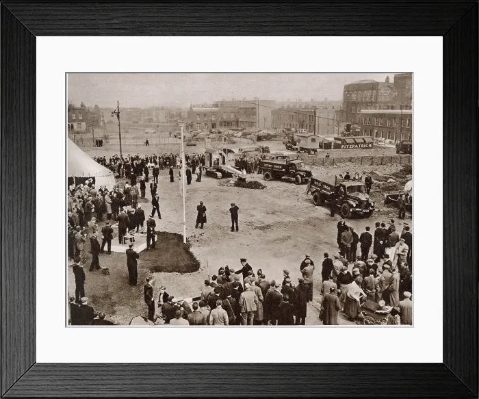 Framed Print : Work beginning on improvements to the Blackwall Tunnel Framed Print : Work beginning on improvements to the Blackwall Tunnel