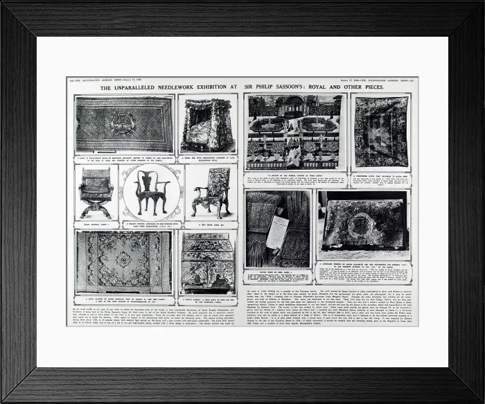 Framed Print : Needlework exhibition Framed Print : Needlework exhibition