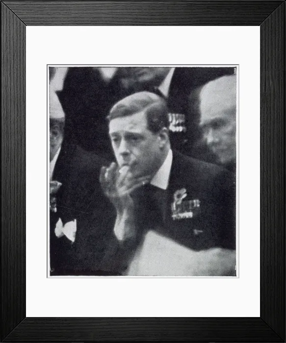 Framed Print : The British Legion Festival of Remembrance at The Royal Albert Hall attended by King Edward VIII (pictured) - held on the evening of Armistice Day - November 11, 1936. Date: 1936 Framed Print : The British Legion Festival of Remembrance at The Royal Albert Hall attended by King Edward VIII (pictured) - held on the evening of Armistice Day - November 11, 1936. Date: 1936