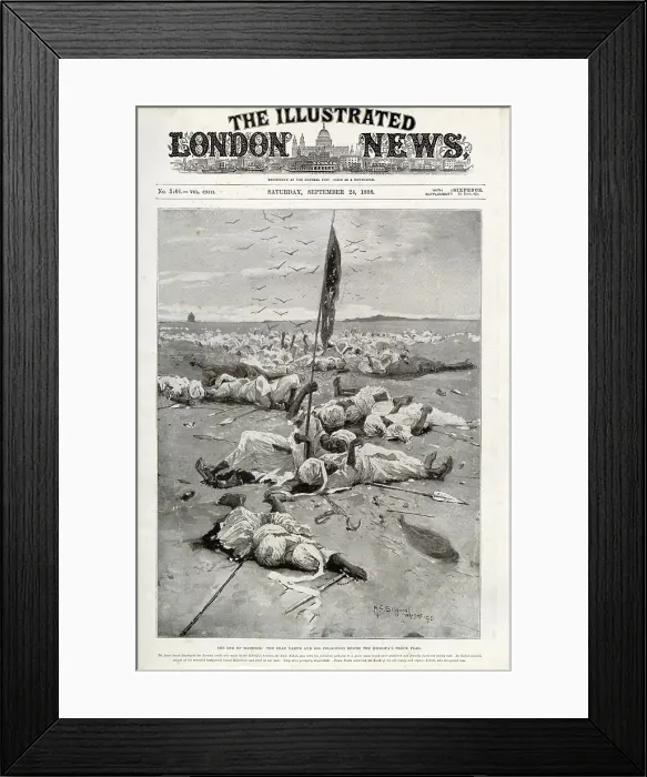 Framed Print : ILN cover - the end of Mahdism Framed Print : ILN cover - the end of Mahdism