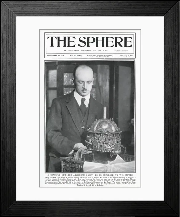 Framed Print : Abyssinian Crown returned Framed Print : Abyssinian Crown returned