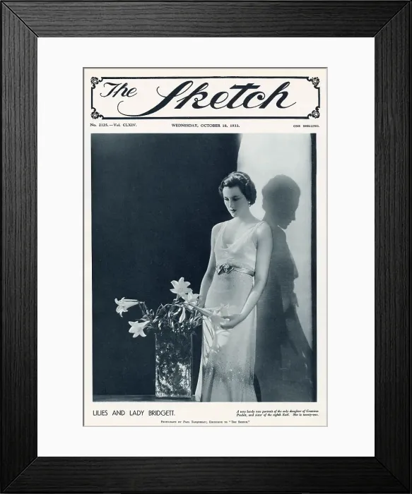 Framed Print : Lady Bridgett Poulett (1912 - 1975), daughter of the 7th Earl Poulett and his wife, the former actress Sylvia Storey Framed Print : Lady Bridgett Poulett (1912 - 1975), daughter of the 7th Earl Poulett and his wife, the former actress Sylvia Storey