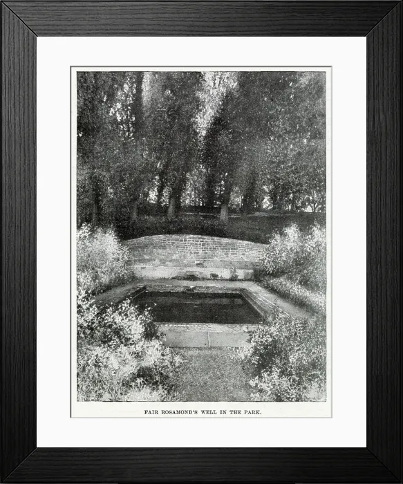Framed Print : Rosamond?s Well, Blenheim Park, Woodstock, Oxfordshire Framed Print : Rosamond?s Well, Blenheim Park, Woodstock, Oxfordshire