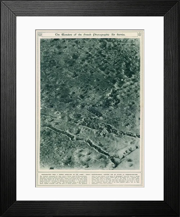 Framed Print : The wonders of the French photographic Air Service