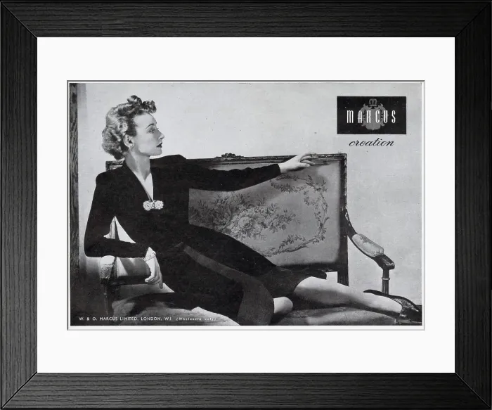 Framed Print : Marcus Advertisement Framed Print : Marcus Advertisement