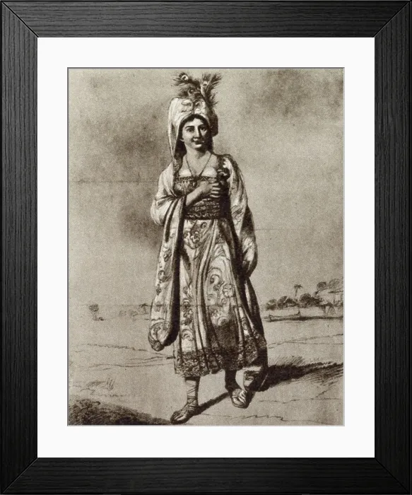 Framed Print : Princess Caraboo Framed Print : Princess Caraboo