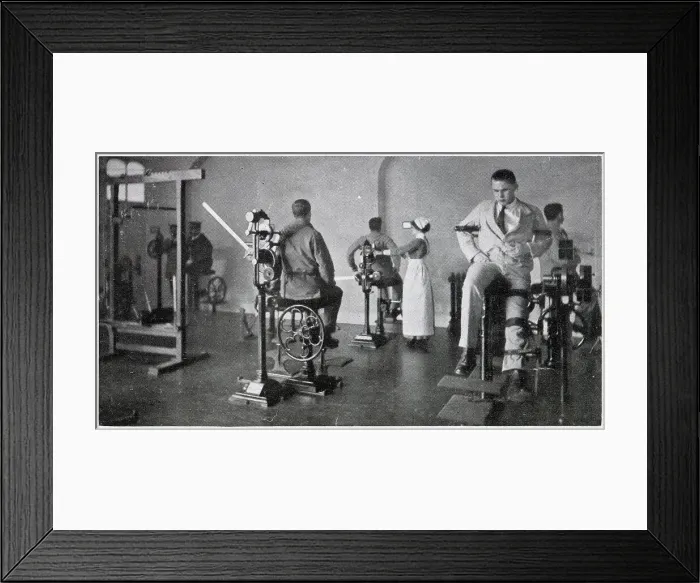 Framed Print : Healing Methods - Stiffening Joints 1921 Framed Print : Healing Methods - Stiffening Joints 1921