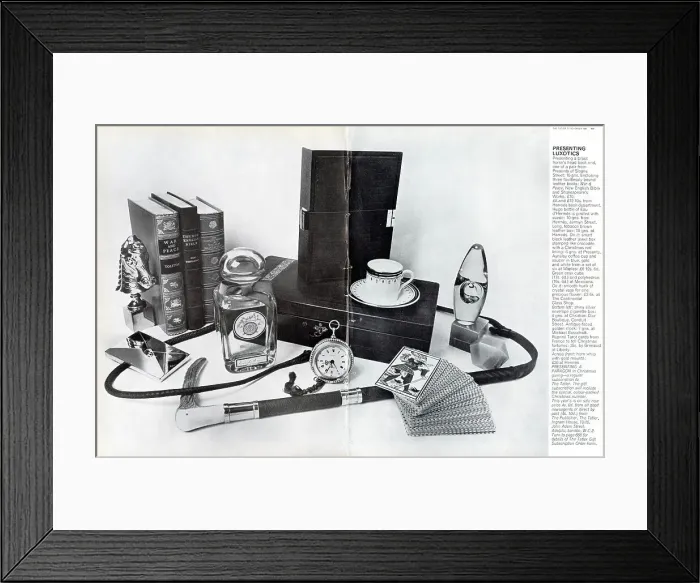 Framed Print : Christmas gifts for 1953 including Hermes fragrance Framed Print : Christmas gifts for 1953 including Hermes fragrance