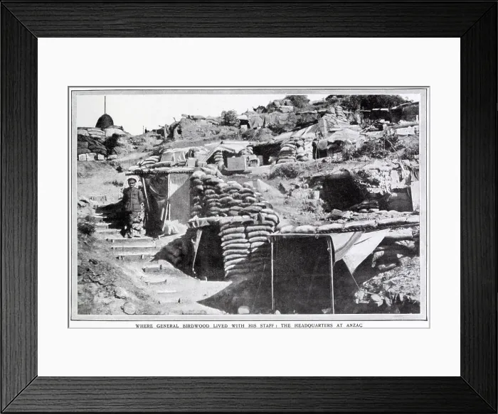 Framed Print : Where General Birdwood lived with his staff, HQ at Anzac Framed Print : Where General Birdwood lived with his staff, HQ at Anzac