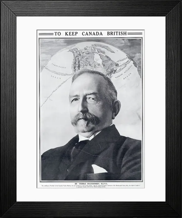 Framed Print : Sir Thomas Shaughnessy Framed Print : Sir Thomas Shaughnessy