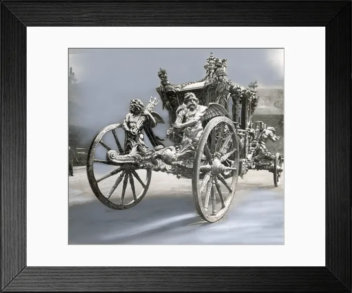 Framed Print : Gold State Coach, Coronation 1953 Framed Print : Gold State Coach, Coronation 1953