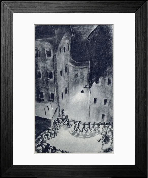 Framed Print : Prisoners at Oflag IV.C (aka Colditz) celebrate New Years Eve. Date: 1943