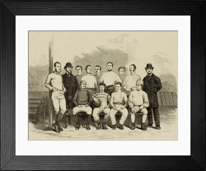 Framed Print : Sheffield football team, 1874 Framed Print : Sheffield football team, 1874
