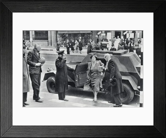 Framed Print : A Royal armoured car, 1940 Framed Print : A Royal armoured car, 1940