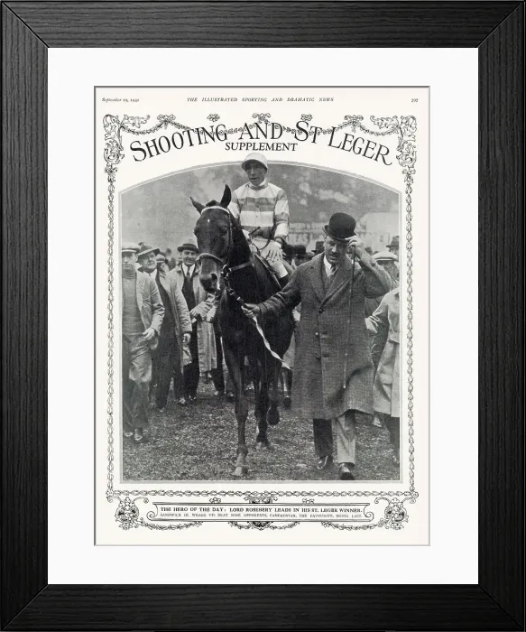 Framed Print : St. Leger Winner