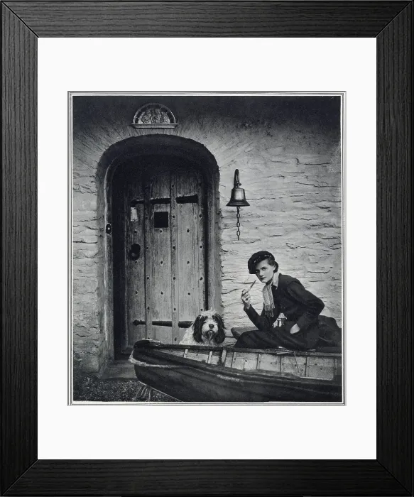 Framed Print : Daphne du Maurier in Fowey Framed Print : Daphne du Maurier in Fowey