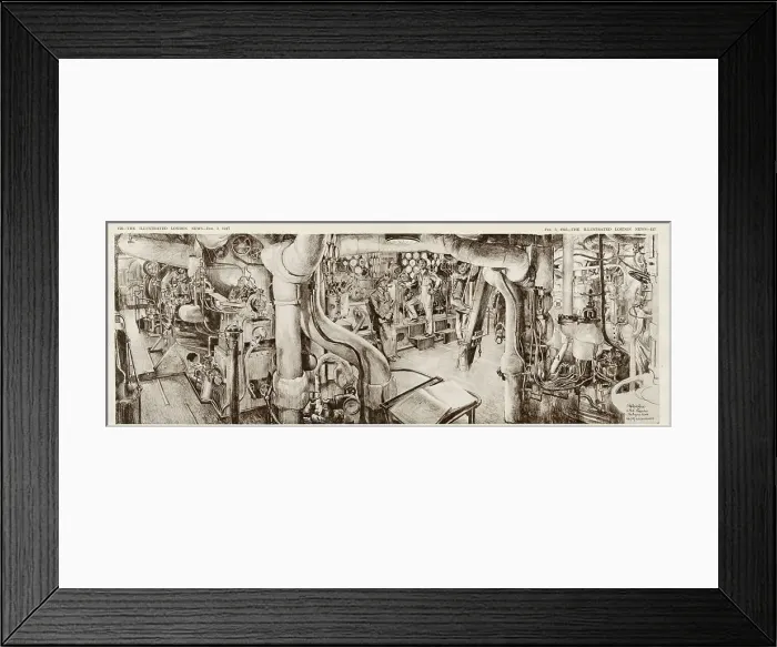 Framed Print : The Engine Room of HMS Mauritius Framed Print : The Engine Room of HMS Mauritius