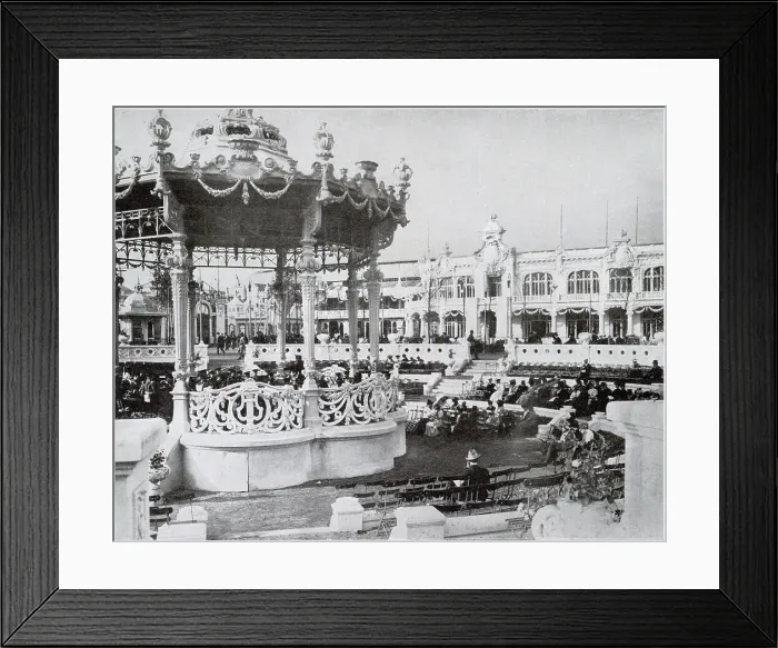 Framed Print : The Franco-British Exhibition, to celebrated the Entente Cordiale signed in 1904 by the United Kingdom and France. Held for the public at Shepherd's Bush in London, which is now called White City Framed Print : The Franco-British Exhibition, to celebrated the Entente Cordiale signed in 1904 by the United Kingdom and France. Held for the public at Shepherd's Bush in London, which is now called White City