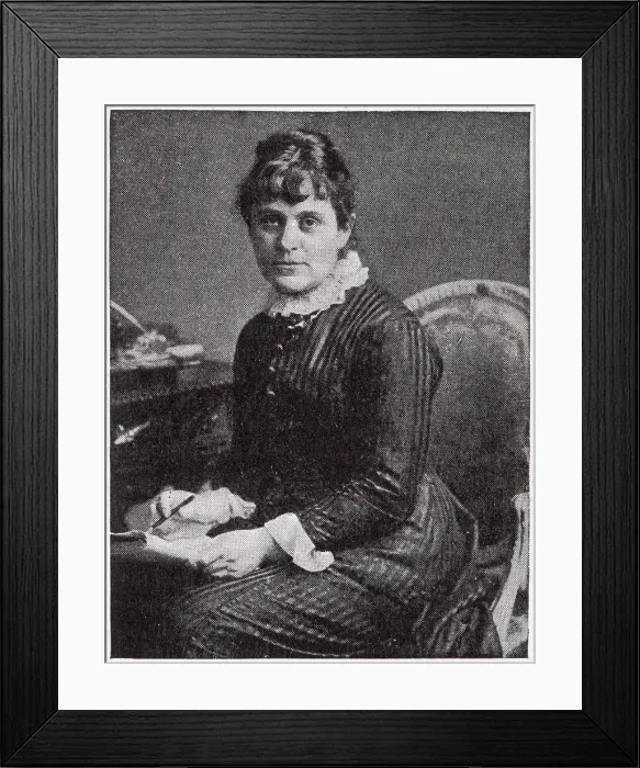 Framed Print : Kate Greenaway (1846 - 1901), English Victorian artist and writer, known for her children's book illustrations Framed Print : Kate Greenaway (1846 - 1901), English Victorian artist and writer, known for her children's book illustrations