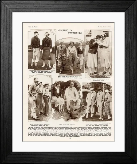 Framed Print : Golfing in Perthshire at Gleneagles Framed Print : Golfing in Perthshire at Gleneagles