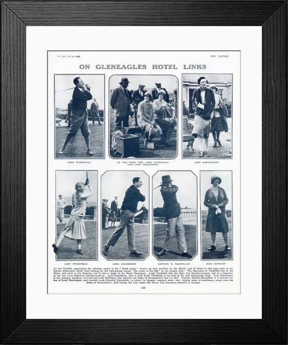 Framed Print : On Gleneagles Hotel Links Framed Print : On Gleneagles Hotel Links