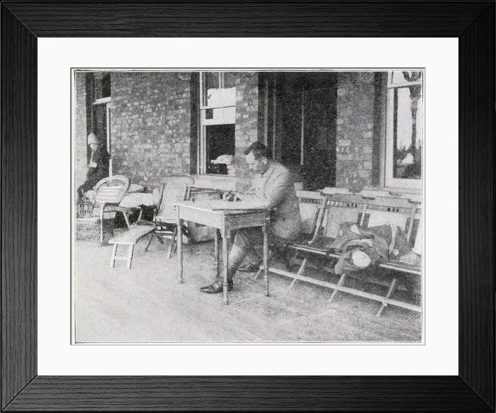 Framed Print : Arthur Conan Doyle at the Front (Boer War) Framed Print : Arthur Conan Doyle at the Front (Boer War)