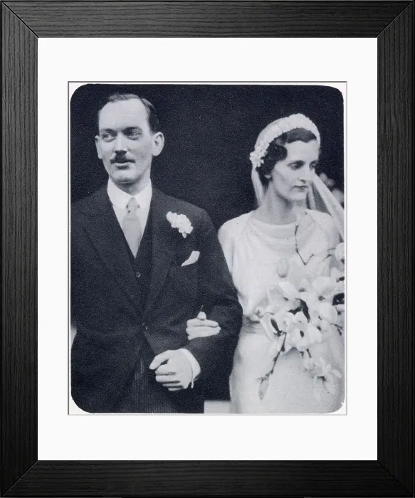 Framed Print : Wedding of Lord William Scott & Rachel Douglas Home Framed Print : Wedding of Lord William Scott & Rachel Douglas Home