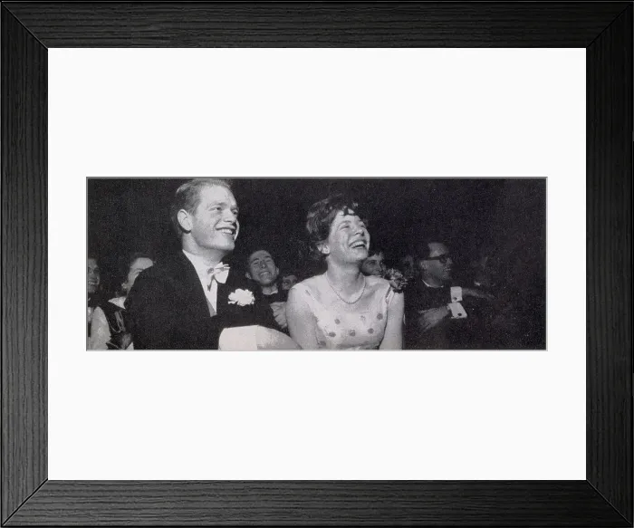 Framed Print : Richard Long and Susan Warren Pearl at the Valentine Ball organised by Cambridge University Nations Association at the city's Guildhall and Corn Exchange in 1963. Date: 1963 Framed Print : Richard Long and Susan Warren Pearl at the Valentine Ball organised by Cambridge University Nations Association at the city's Guildhall and Corn Exchange in 1963. Date: 1963
