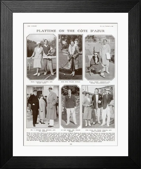 Framed Print : Playtime on the Cote d'Azur Framed Print : Playtime on the Cote d'Azur
