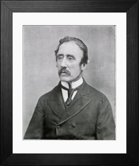 Framed Print : Percy Hetherington Fitzgerald (1830 - 1925), Anglo-Irish author and critic, painter and sculptor. Date: 1903