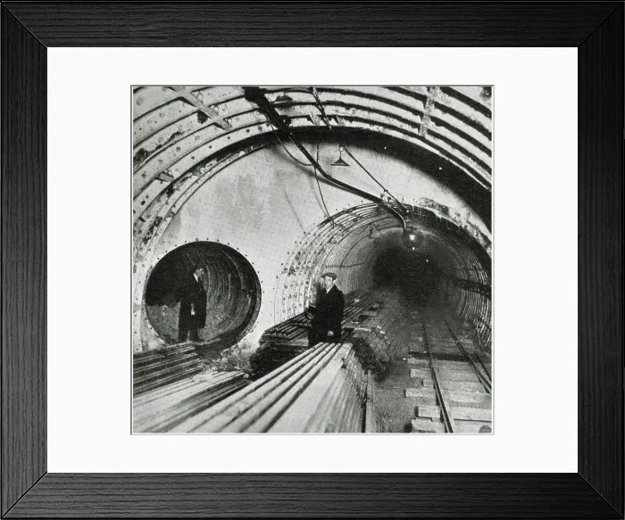 Framed Print : Post Office Railway for Carrying Mail 1924