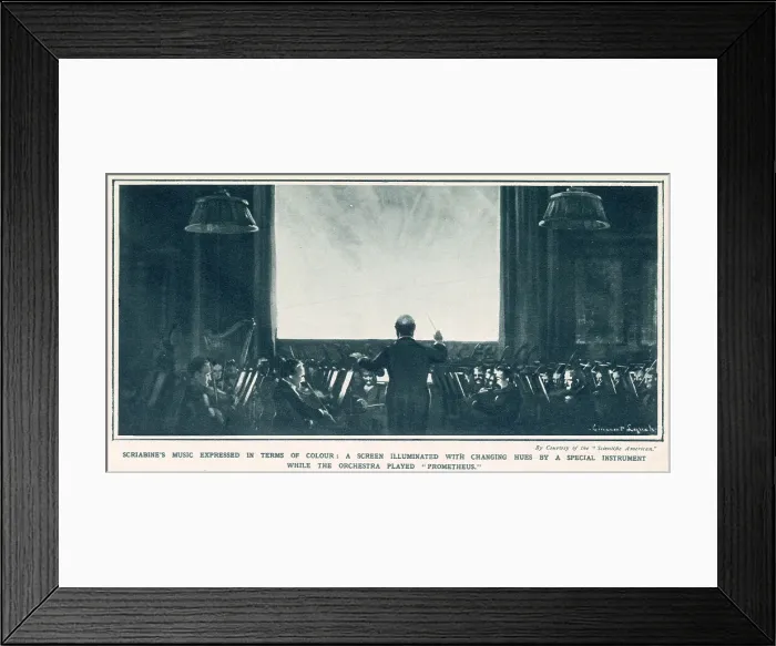 Framed Print : Scriabine's music expressed in colour Framed Print : Scriabine's music expressed in colour