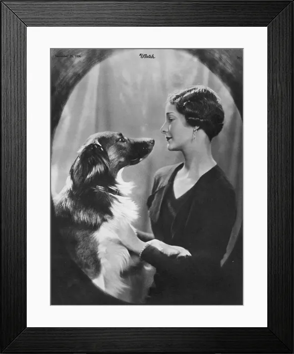 Framed Print : Miss Clare Davidson - In Committee with Bruno Framed Print : Miss Clare Davidson - In Committee with Bruno
