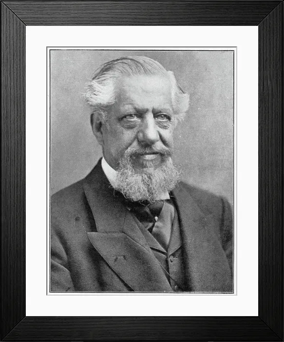 Framed Print : Sir Edwin Arnold (1832 - 1904), English poet and journalist