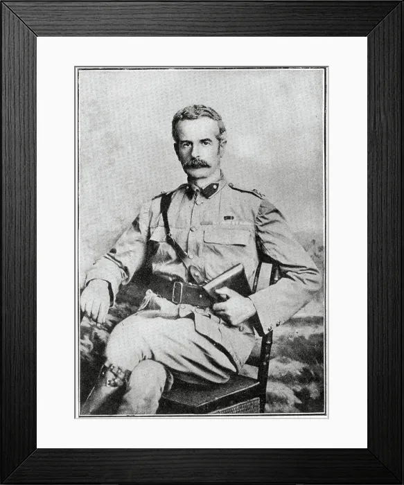 Framed Print : Lieutenant General Douglas Mackinnon Baillie Hamilton Cochrane, 12th Earl of Dundonald, (1852 - 1935), styled Lord Cochrane between 1860 and 1885, Scottish representative peer from 1886 - 1922 and a British Army general. Date: 1904 Framed Print : Lieutenant General Douglas Mackinnon Baillie Hamilton Cochrane, 12th Earl of Dundonald, (1852 - 1935), styled Lord Cochrane between 1860 and 1885, Scottish representative peer from 1886 - 1922 and a British Army general. Date: 1904