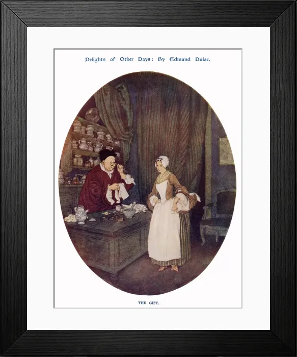 Framed Print : Dulac: Delights of Other Days Framed Print : Dulac: Delights of Other Days