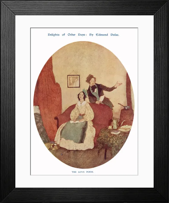 Framed Print : Dulac: Delights of Other Days
