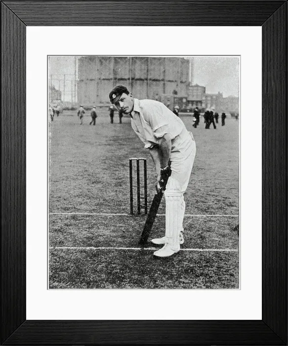 Framed Print : Lord Dalmeny (1882 - 1974), popular Surrey Captain. Date: 1907