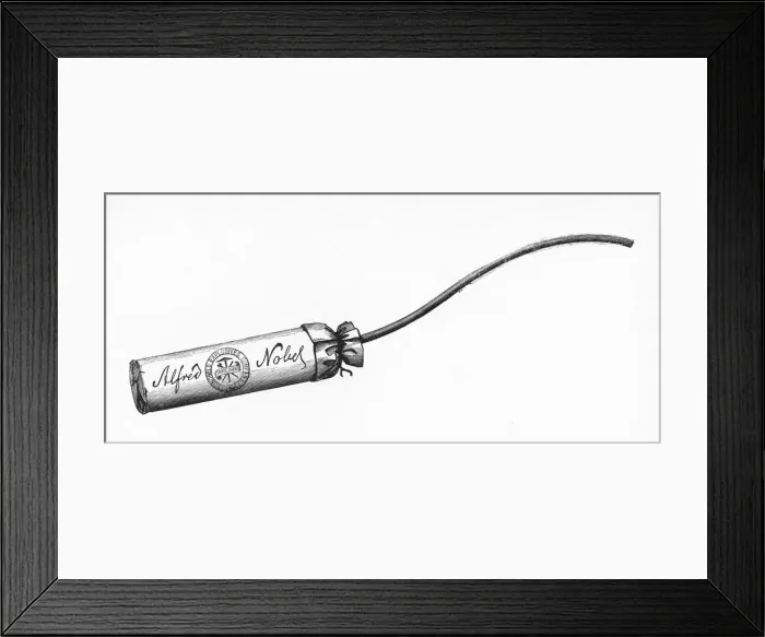 Framed Print : Stick of dynamite