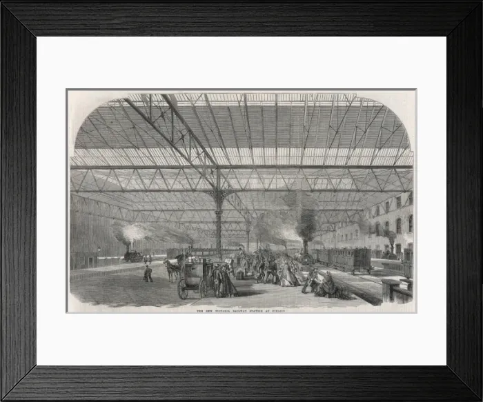 Framed Print : Interior, Victoria Station, London Framed Print : Interior, Victoria Station, London