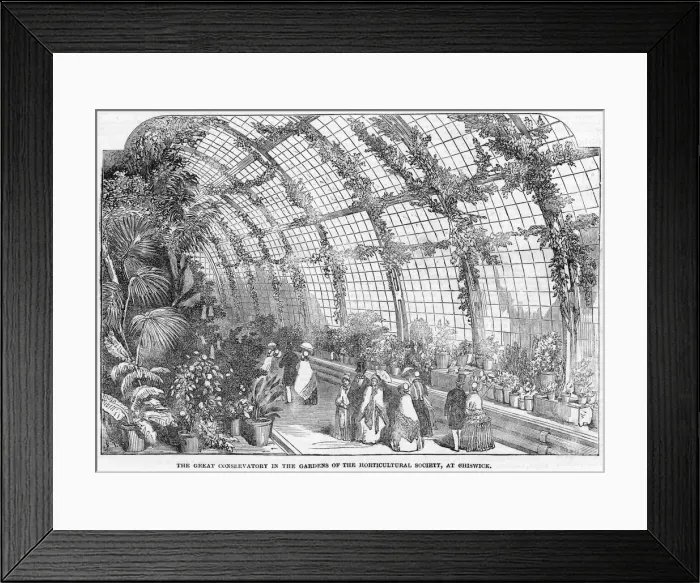 Framed Print : Horticultural Society conservatory, Chiswick, London Framed Print : Horticultural Society conservatory, Chiswick, London