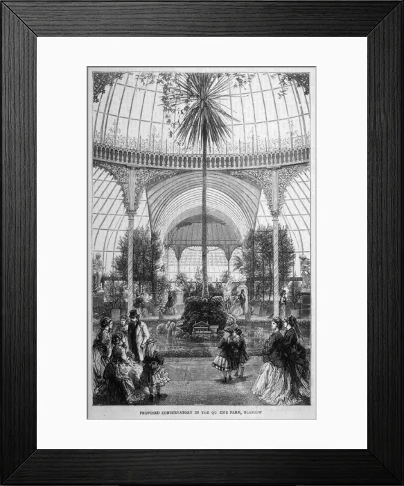 Framed Print : Proposed conservatory for Glasgow Framed Print : Proposed conservatory for Glasgow