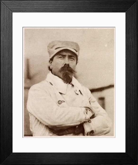 Framed Print : Samuel Franklin Cody (1867- 1913), Wild West showman and early pioneer of manned flight Framed Print : Samuel Franklin Cody (1867- 1913), Wild West showman and early pioneer of manned flight