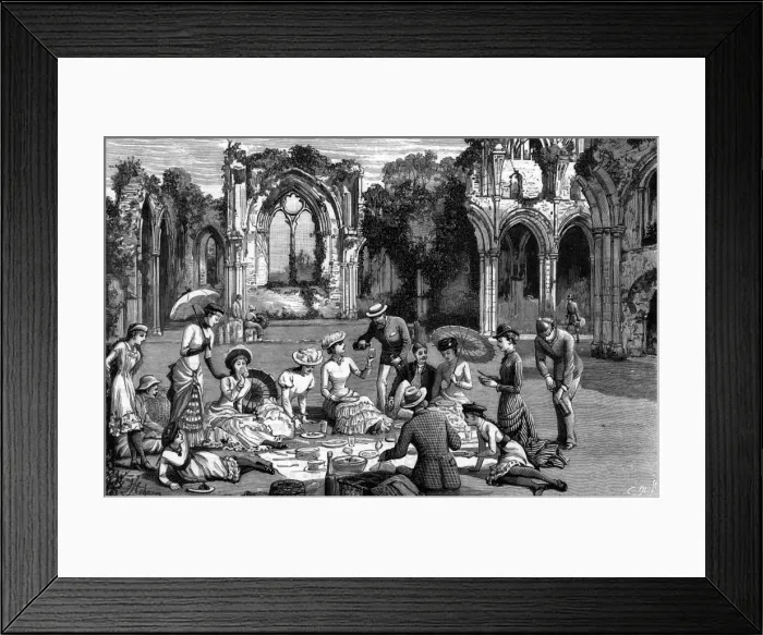 Framed Print : Netley Abbey 1883