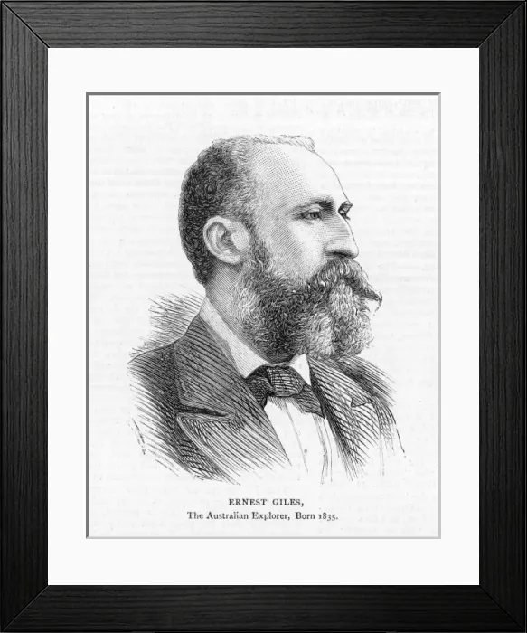 Framed Print : William Ernest Powell Giles (1835-1897)