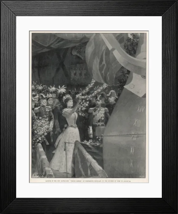 Framed Print : Prince George launch Framed Print : Prince George launch