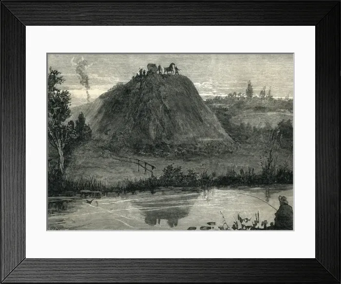 Framed Print : Rail embankment Framed Print : Rail embankment