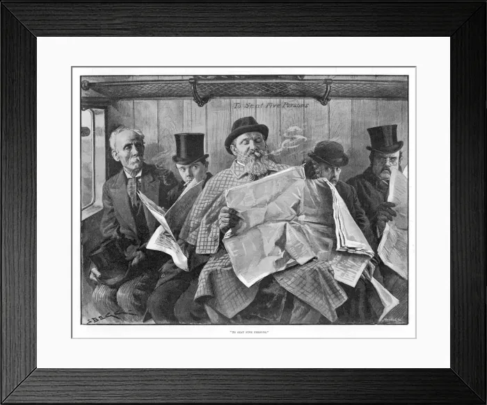 Framed Print : To seat five persons Framed Print : To seat five persons